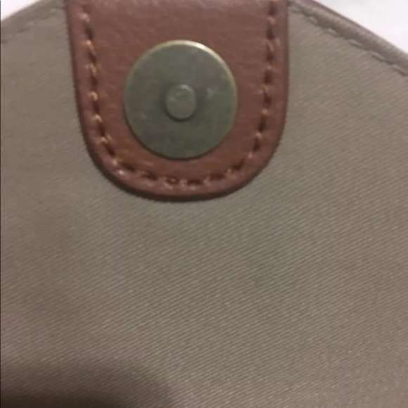 Nwt banana republic brown leather classic clutch - Picture 5 of 9